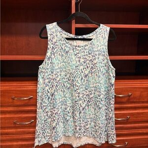 Like New Chicos Cheetah Sleeveless Tshirt
